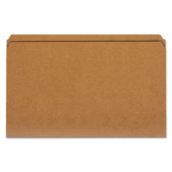Universal Reinforced Kraft Top Tab File Folders, Straight Tabs, Legal Size, 0.75&quot; Expansion, Brown, 100/Box