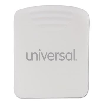Universal Fabric Panel Wall Clips, 25 Sheet Capacity, White, 20/Pack