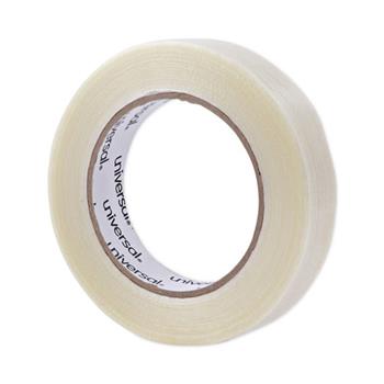 Universal 120# Utility Grade Filament Tape, 3&quot; Core, 24 mm x 54.8 m, Clear