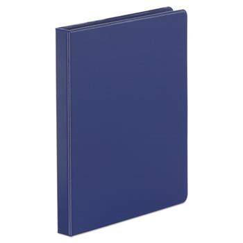 Universal Economy Non-View Round Ring Binder, 3 Rings, 0.5&quot; Capacity, 11 x 8.5, Royal Blue