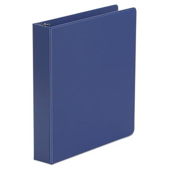 Universal Economy Non-View Round Ring Binder, 3 Rings, 1.5&quot; Capacity, 11 x 8.5, Royal Blue
