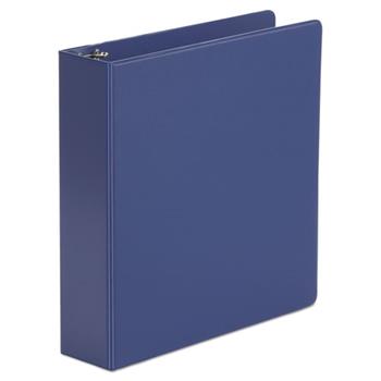 Universal Economy Non-View Round Ring Binder, 3 Rings, 2&quot; Capacity, 11 x 8.5, Royal Blue