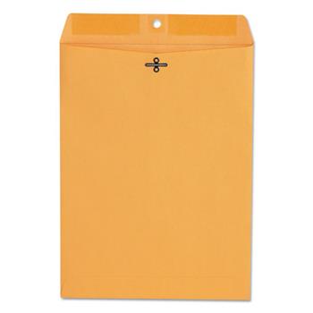 Universal Kraft Clasp Envelope, #90, Square Flap, Clasp/Gummed Closure, 9 x 12, Brown Kraft, 100/Box