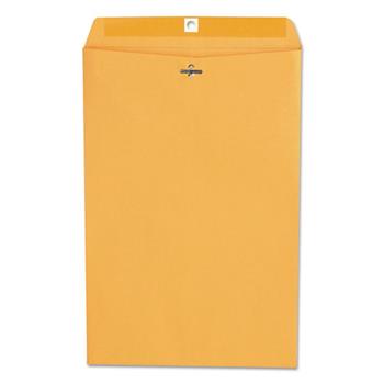 Universal Kraft Clasp Envelope, #98, Square Flap, Clasp/Gummed Closure, 10 x 15, Brown Kraft, 100/Box