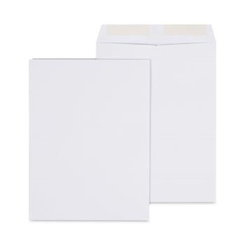 Universal Peel Seal Strip Catalog Envelope, #10 1/2, Square Flap, Self-Adhesive Closure, 9 x 12, White, 100/Box
