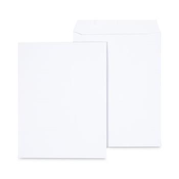 Universal Peel Seal Strip Catalog Envelope, #13 1/2, Square Flap, Self-Adhesive Closure, 10 x 13, White, 100/Box
