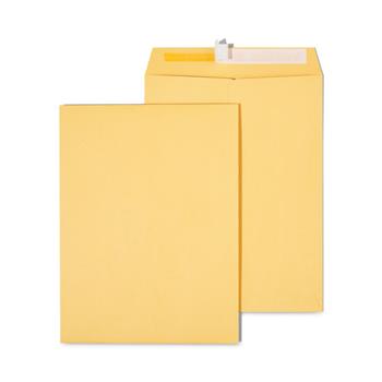 Universal Peel Seal Strip Catalog Envelope, #10 1/2, Square Flap, Self-Adhesive Closure, 9 x 12, Natural Kraft, 100/Box