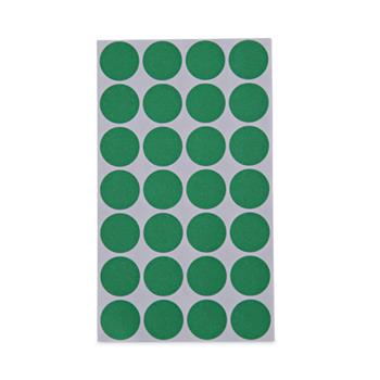 Universal Self-Adhesive Removable Color-Coding Labels, 0.75&quot; dia., Green, 28/Sheet, 36 Sheets/Pack