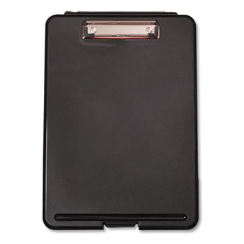 Universal Storage Clipboard, 0.5&quot; Clip Capacity, Holds 8.5 x 11 Sheets, Black