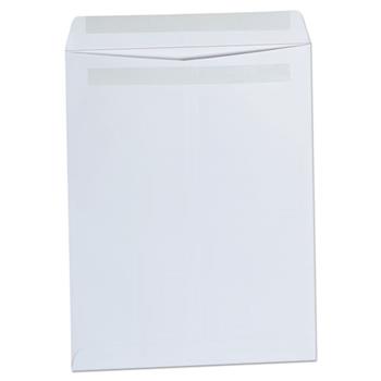 Universal Self-Stick Open End Catalog Envelope, #13 1/2, Square Flap, Self-Adhesive Closure, 10 x 13, White, 100/Box