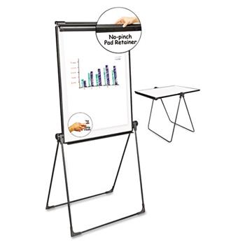 Universal Foldable Double-Sided Dry Erase Easel, Two Configurations, White Board: 29 x 41