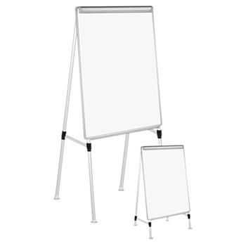 Universal Dry Erase Easel Board, Easel Height: 42&quot; to 67&quot;, Board: 29 x 41, White/Silver
