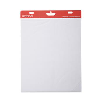 Universal Renewable Resource Sugarcane-Based Easel Pads, Unruled, 27&quot; x 34&quot;, White, 50 Sheets/Pads, 2 Pads/Carton