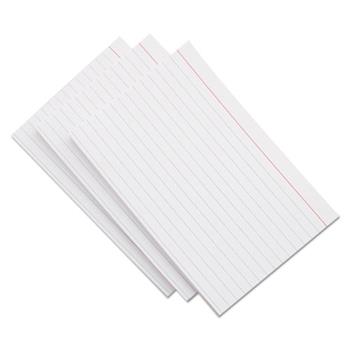 Universal Index Cards, Ruled, 3 in x 5 in, White, 500 Cards/Pack