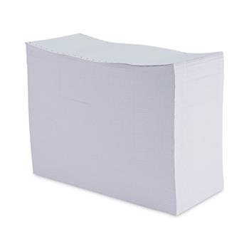 Universal Continuous-Feed Index Cards, Unruled, 100 lb, 3 in x 5 in, White, 4000 Cards/Carton