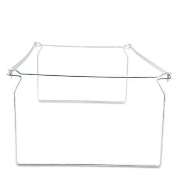 Universal Screw-Together Hanging Folder Frame, Legal Size, 23&quot; to 26.77&quot; Long, Silver, 6/Box