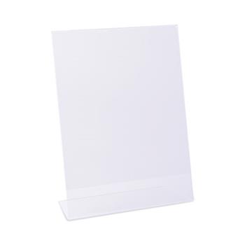 Universal Clear L-Style Freestanding Frame, 8.5 x 11 Insert, 3/Pack