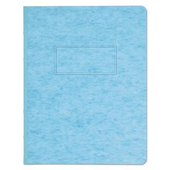 Universal Pressboard Report Cover, Two-Piece Prong Fastener, 3&quot; Capacity, 8.5 x 11, Light Blue/Light Blue