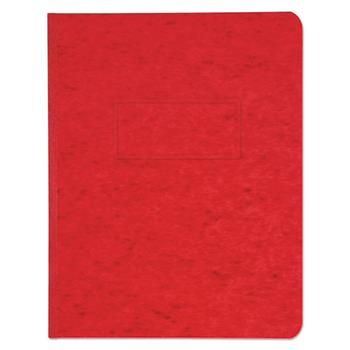Universal Pressboard Report Cover, Two-Piece Prong Fastener, 3&quot; Capacity, 8.5 x 11, Executive Red/Executive Red
