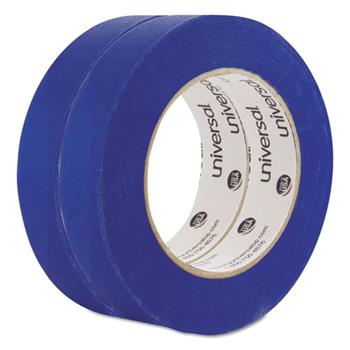 Universal Premium Blue Masking Tape with UV Resistance, 3&quot; Core, 24 mm x 54.8 m, Blue, 2/Pack
