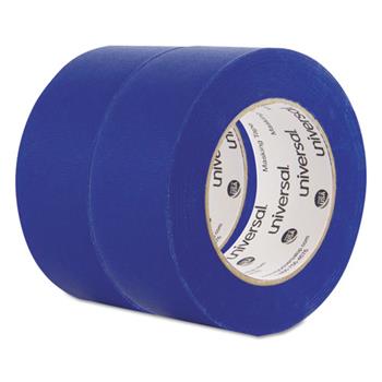 Universal Premium Blue Masking Tape with UV Resistance, 3&quot; Core, 48 mm x 54.8 m, Blue, 2/Pack