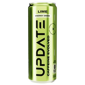 Update Energy Drink, Lime, 12 oz, 12/Case