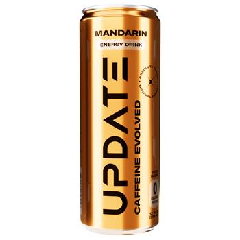Update Energy Drink, Mandarin, 12 oz, 12/Case