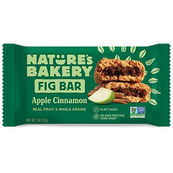 Nature&#39;s Bakery Apple Cinnamon Fig Bar, 2 oz., 12/BX