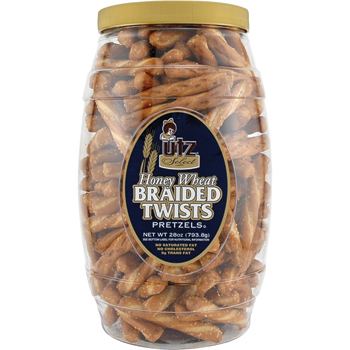 Utz&#174; Snack Tubs, Honey Wheat Braided Twists