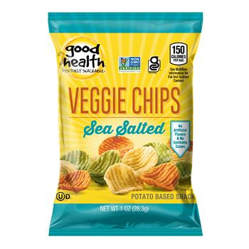Good Health Veggie Chips, Sea Salt, 1 oz, 24/Case