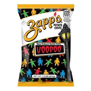 Utz Zapps Voodoo Potato Chips, 1.5 oz, 60/Case