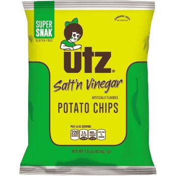 Utz&#174; Salt &amp; Vinegar Chips, 1.5 oz., 21/CS