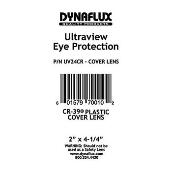 Dynaflux CR-39™ Monomer Cover Lens, 2&quot; x 4.25&quot;