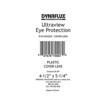 Dynaflux CR-39™ Monomer Cover Lens, 4.5&quot; x 5.25&quot;