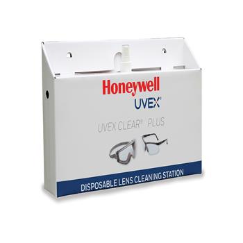 Honeywell Uvex S483 Clear Plus Disposable Lens Cleaning Station, Portable, 1/EA