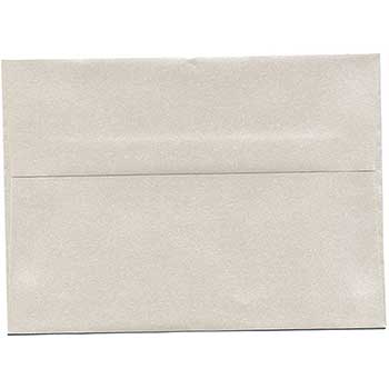 JAM Paper A7 Metallic Invitation Envelopes, 5 1/4&quot; x 7 1/4&quot;, Quartz Stardream, 250/BX