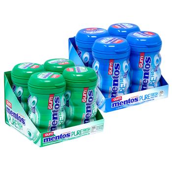 Mentos Fresh Gum Variety 50 Piece, 8/Pack