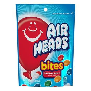 AirHeads Bites, Original Fruit, 9 oz, 12 Bags/Case