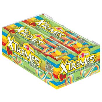 AirHeads Xtremes&#174; Rainbow Berry Sour Candy, 216/CS