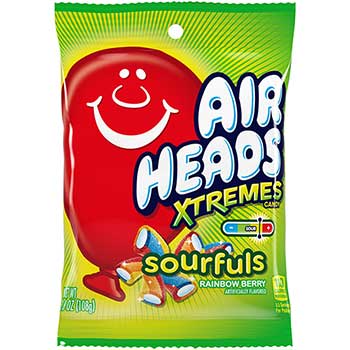 AirHeads Xtreme Rainbow Berry, 3.8 oz., 12/CS