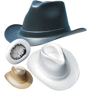 OccuNomix Cowboy Style Hard Hat (Ratchet Suspension) / White