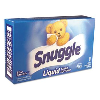 Snuggle Liquid Fabric Softener, Original, 1 load Vend-Box, 100/Carton
