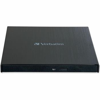 Verbatim External Slimline Blu-Ray Writer, USB 3.0, Black