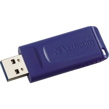 Verbatim Classic USB 2.0 Flash Drive, 4GB, Blue