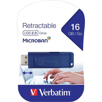 Verbatim&#174; USB 2.0 Flash Drive, 16 GB, Blue