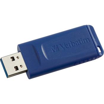 Verbatim USB 2.0 Flash Drive, 64 GB, Blue