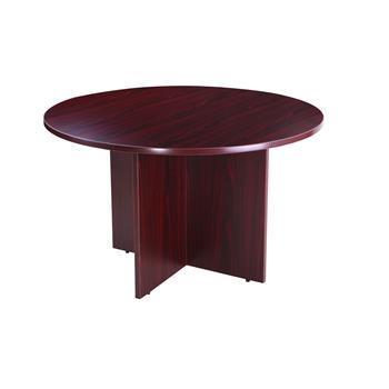 The Betts Collection Laminate Round Conference Table, 42 in, Mahogany