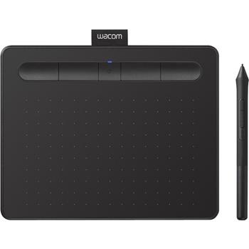 Wacom Intuos Wireless Graphics Drawing Tablet, 5.98 in x 3.74 in, Black