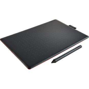 Wacom Pen Tablet, 8.50 in x 5.31 in, Black/Red