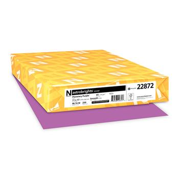 Astrobrights Colored Cardstock, 65 lb, 11&quot; x 17&quot;, Planetary Purple, 250 Sheets/Pack